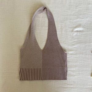 halter stretchy Pacson crop top